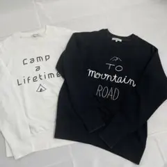 【人気商品】GLOBAL WORKスウェットトレーナー2点　セット