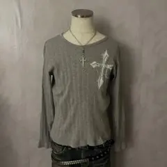 y2k グランジ　平成　ギャル　パンク　ロック　十字架　お兄系　重ね着ペイント