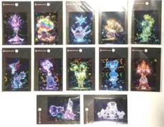 ポケモンテラスタル貼って剥がせるステッカー12枚セット