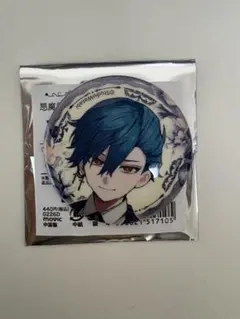 ハウレス 缶バッジ 4周年 グリッターキャラバッジ あくねこ