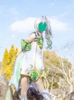 【当日発送】原神 草神 ナヒーダ コスプレ 衣装 ウィッグ フルーセット 当日発送】原神 草神 ナヒーダ コスプレ 衣装 ウィッグ フルーセット