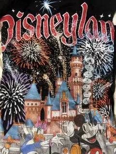 ヴィンテージ disney 花火Tシャツ キスマイ藤ヶ谷太輔さん着用 サイズM