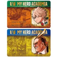 ヒロアカ　バースデイコレクションカード　爆豪/オールマイト①