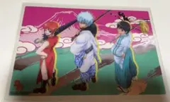 銀魂　ジャンボカードダス　クリアコレクション　万事屋　箔押し　銀時　神楽　新八