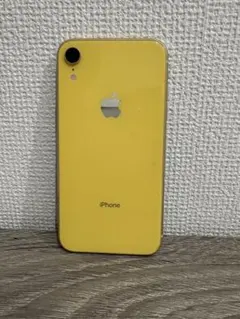 iPhone XR 128GB イエロー 本体 バッテリー最大容量81% - メルカリ