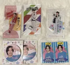 檜山光成　アクリルスタンド、プロフィールカード、缶バッジ