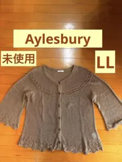 【未使用】Aylesbury/アリスバーリー 七分袖カーディガン　LLサイズのサムネイル