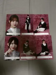 櫻坂46 生写真 5th Anniversary ドレス衣装 6枚 森田ひかる
