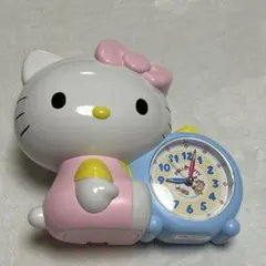 ハローキティ♡♡おしゃべり目覚まし時計 GOLD レトロ❣️ 【ジャンク