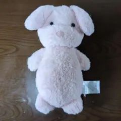 ニトリ 犬 ぬいぐるみ ピンク 癒し 約35cm ペットのおもちゃにものサムネイル