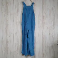 Ces femme 青 ブルー サロペット オーバーオール 爽やか 1点もの