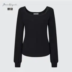 ユニクロ マメクロゴウチ ヒートテックウールブレンドワッフルスクエアネック