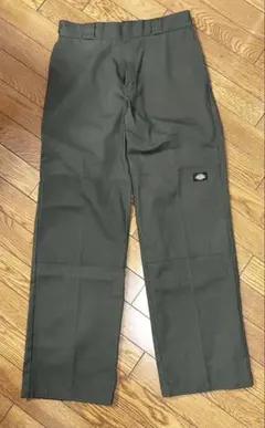 Dickies ダブルニー 30×32 ワークパンツ オリーブグリーン ルーズ