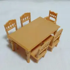 シルバニアファミリー ダイニングテーブルセット テーブル イス