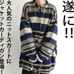 【試着のみ】定価9,900円antiquaアンティカジャケットニットカーディガン