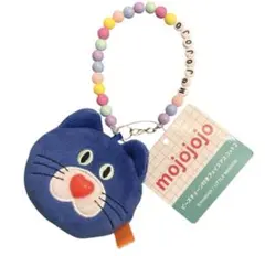 未使用✳︎mojojojo ビーズチェーン付き フェイスマスコット2 ネコ