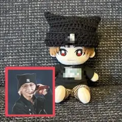 山田涼介 ぬい 猫耳ニット帽 ブラック