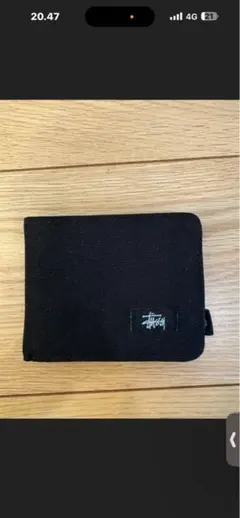Stussy 二つ折り財布 ブラック