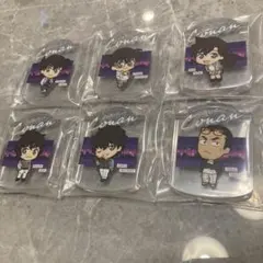 名探偵コナン ゆらゆらアクリルブロック 6個セット　SEGAラッキーくじ