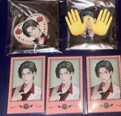 にじさんじ Rose Valentine ハート缶バッジ チェキ 五木左京