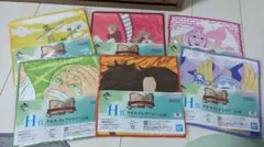 １番くじ　タオルコレクション　6枚セット　ワンピース　h賞