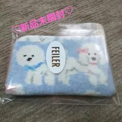 限定色⭐︎】FEILER モフモフ猫ちゃん ポーチS パープル 白ねこ - メルカリ