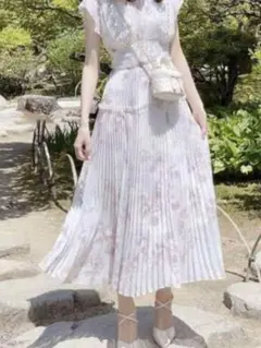 正規品　SNIDEL snidel プリーツロングワンピース