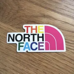 THE NORTH FACE レインボーロゴ 防水ステッカー(1枚)