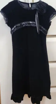 130ブラックフォーマルドレス