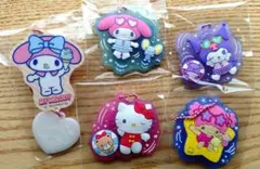 サンリオ ぷっくりラバマスグミ7 キティ・クロミ・マイメロ・ララのサムネイル