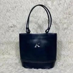 Kitamuraキタムラ✨️デカロゴ チューリップトートバッグ ファスナー 