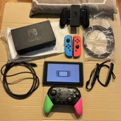 Nintendo Switch本体セット ジョイコンなしProコントローラー付き