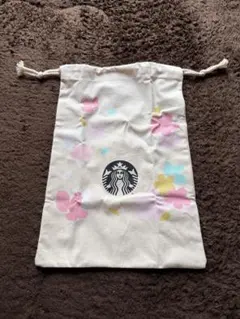 スターバックス　桜柄　巾着袋のサムネイル