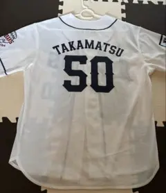 asics 野球 ユニフォーム TAKAGAWA Lサイズ - メルカリ