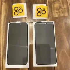 匿名配送❣️iPhone 15 Pro Max 保護ガラス + カメラ保護ガラス