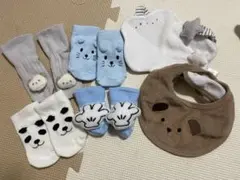 ベビー靴下＆スタイセット