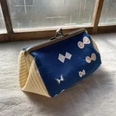 【受注製作】黄色で元気チャージ　北欧リボンちょうちょミナペルホネンがお好きな方も