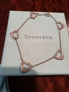Tiffany&Co 925SV オープンハート　ブレスレットのサムネイル