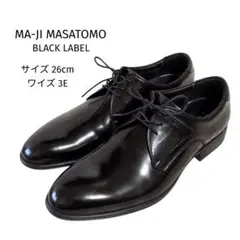 MA-JI MASATOMO レザー 軽量 外羽根式 ビジネスシューズ ブラックのサムネイル