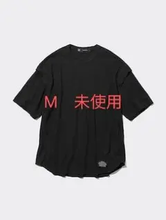 GUドライワッフルT(5分袖) UNDERCOVER M 黒 351035