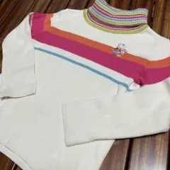 ファミリア　タートルネック　長袖　100cm　綿100％