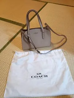 COACH グレー ショルダーバッグ 保存袋付き