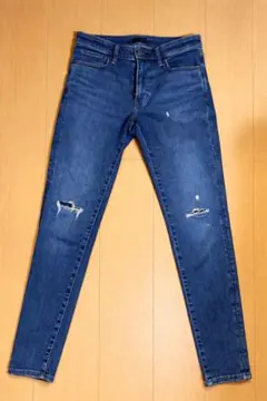 UNIQLO スキニーデニム ダメージ加工