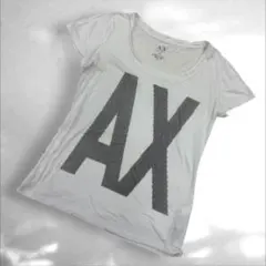 A|X アルマーニエクスチェンジ　半袖Tシャツ ホワイト　ビッグロゴXXS（A1のサムネイル