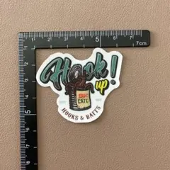 No.66 釣りイラスト 防水ステッカー   シマミミズ ドバミミズ 魚 釣り餌