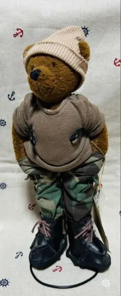 A BATHING APE 迷彩柄 テディベア ぬいぐるみ - メルカリ