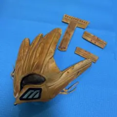 ミズノ硬式グローブ　右投げ　外野手用　青ビュー　型番GOV-3のサムネイル