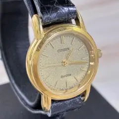 CITIZEN シチズン エコドライブ　ソーラー　レディース　ゴールドカラー