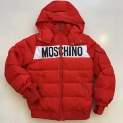MOSCHINO レッド ダウンコート