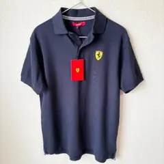 【新品】PUMA フェラーリ ポロシャツ ネイビーM